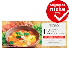 Tesco Natur Beef Stock Cubes 12 x 10 g