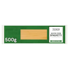 Tesco Quick Cook Spaghetti Pasta 500G