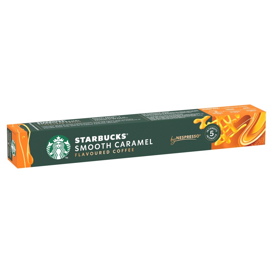 image 1 of Starbucks Smooth Caramel Flavoured Coffee Pods x10 51g