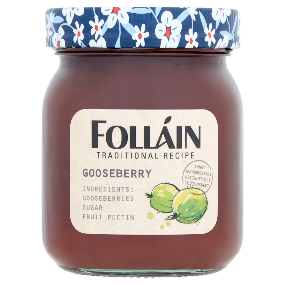 Follain Traditional Recipe Gooseberry Jam 370G