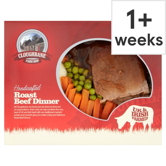 Cloughbane Roast Beef Dinner 550G Tesco Groceries