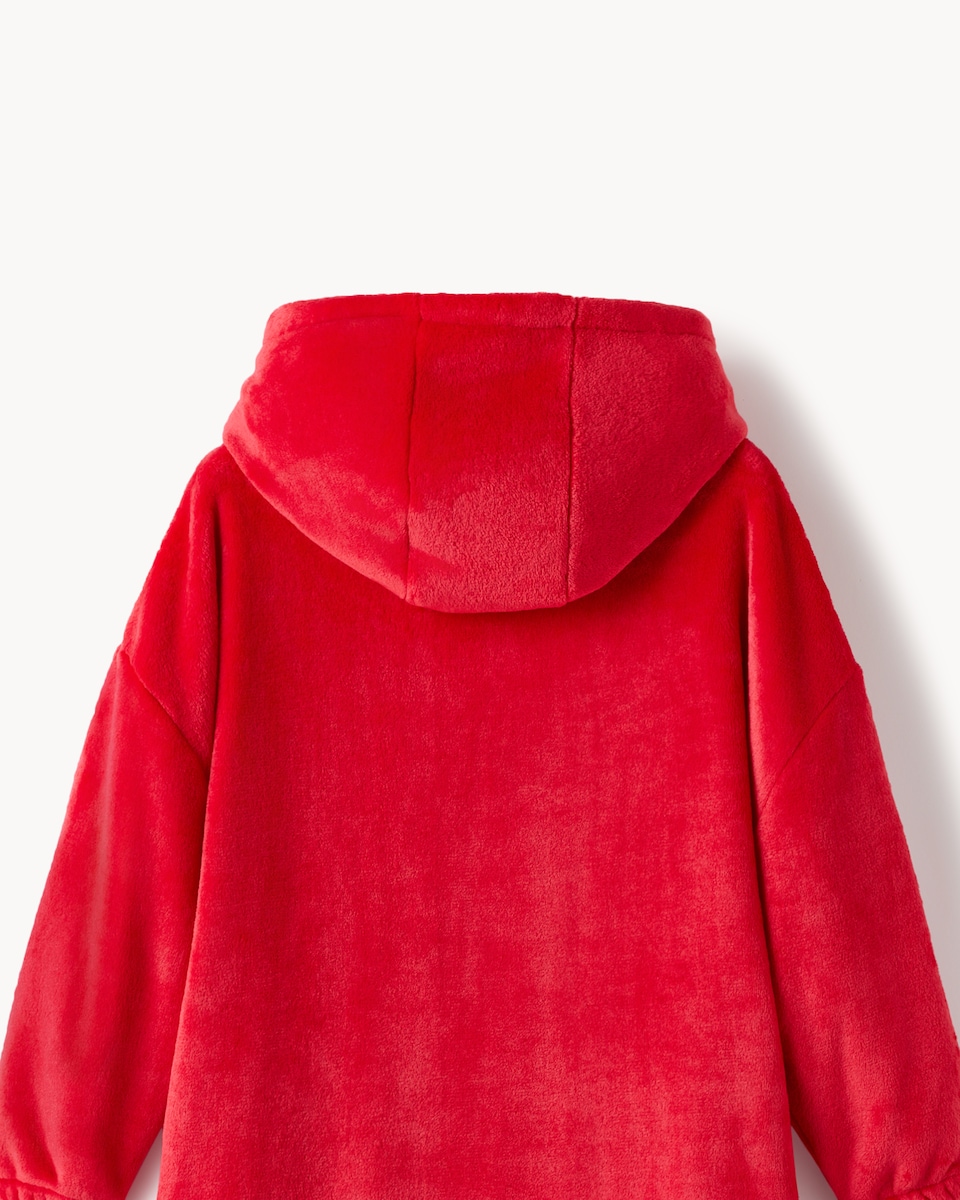 image 1 of Arsenal Fleece Hoodie in Red