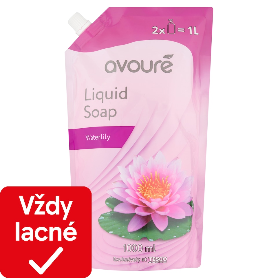 Avouré Tekuté mydlo s vôňou lekna 1000 ml