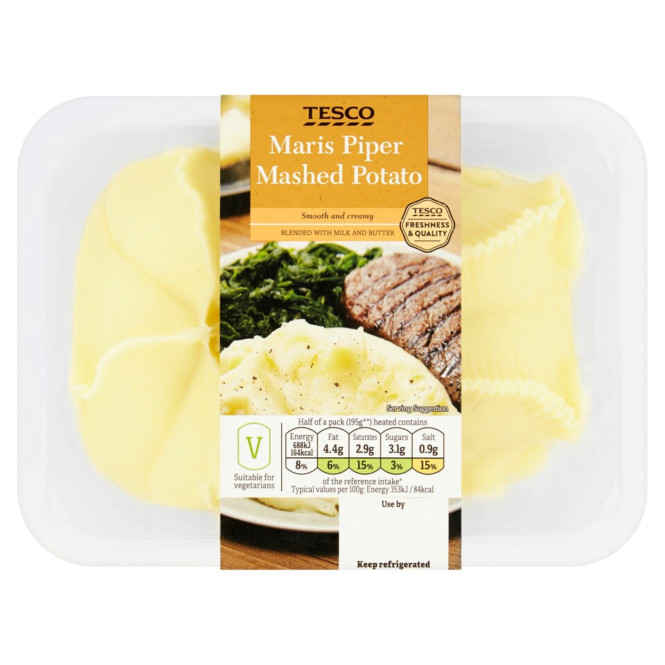 Tesco Maris Piper Mashed Potato 400G (C)