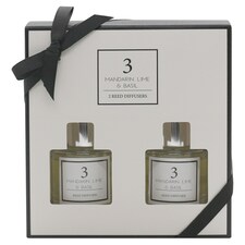 Tesco Timeless Manderine Lime & Basil Diffuser 2X40ml