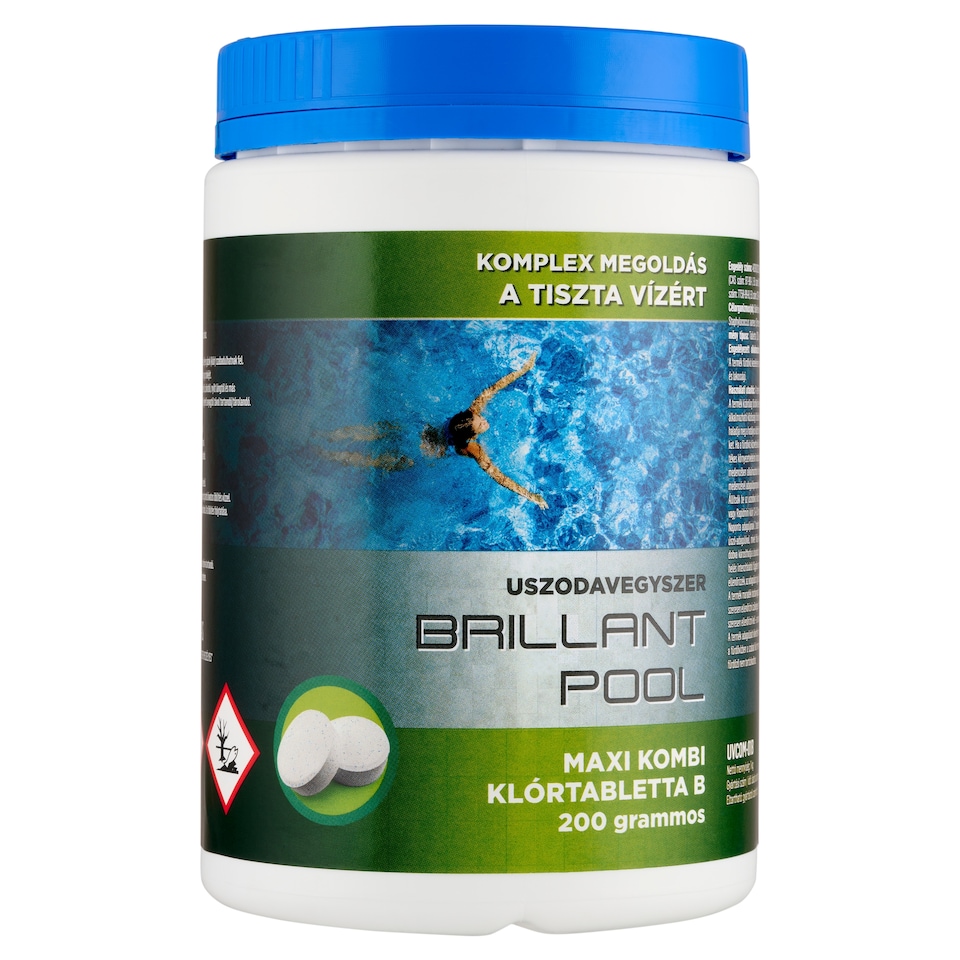 image 1 of Brillant Pool Maxi Combi Chlorine Tablet B 200 gram Swimming Pool Solution 1 kg