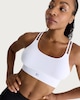 image 2 of F&F Active 2-Pack Strappy Light Support Sports Bras in Multi