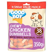 Good Boy Chewy Chicken Dumb Bells 350G