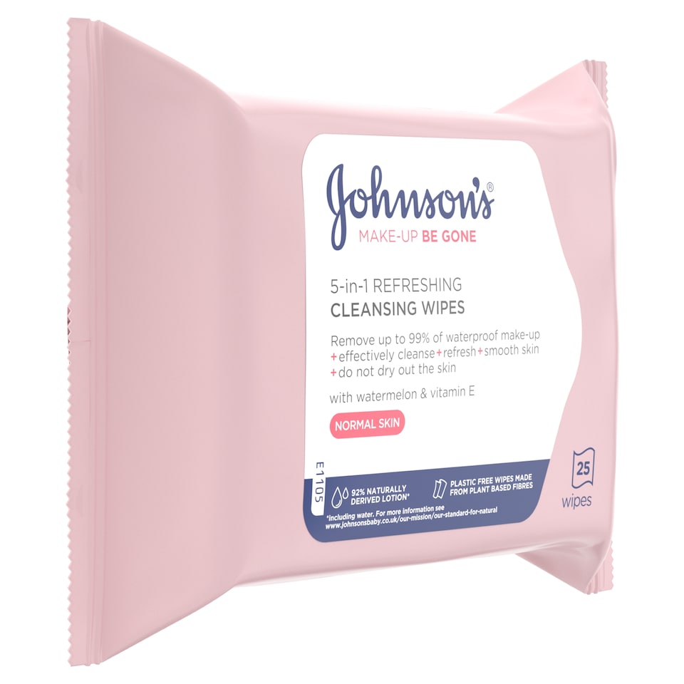 image 1 of Johnson's Face Care Refreshing Wipes 25