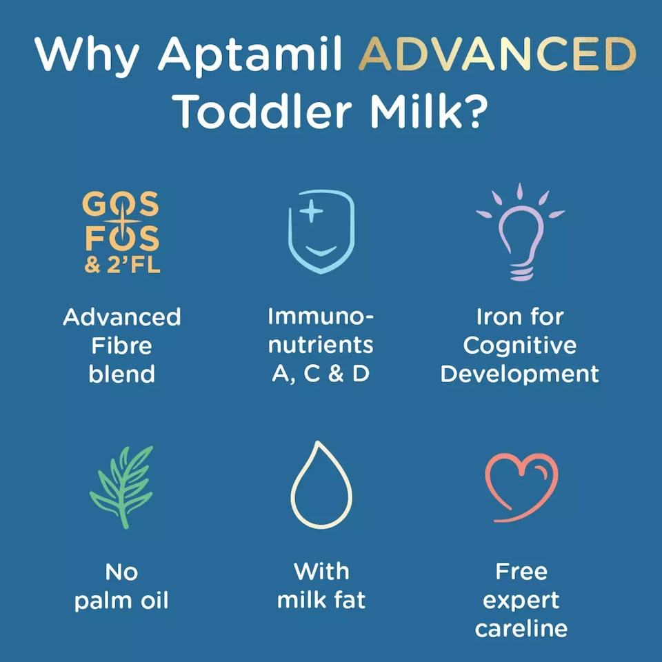 image 1 of Aptamil Advanced 3 Toddler Milk Formula Powder 1-3 Years 800g
