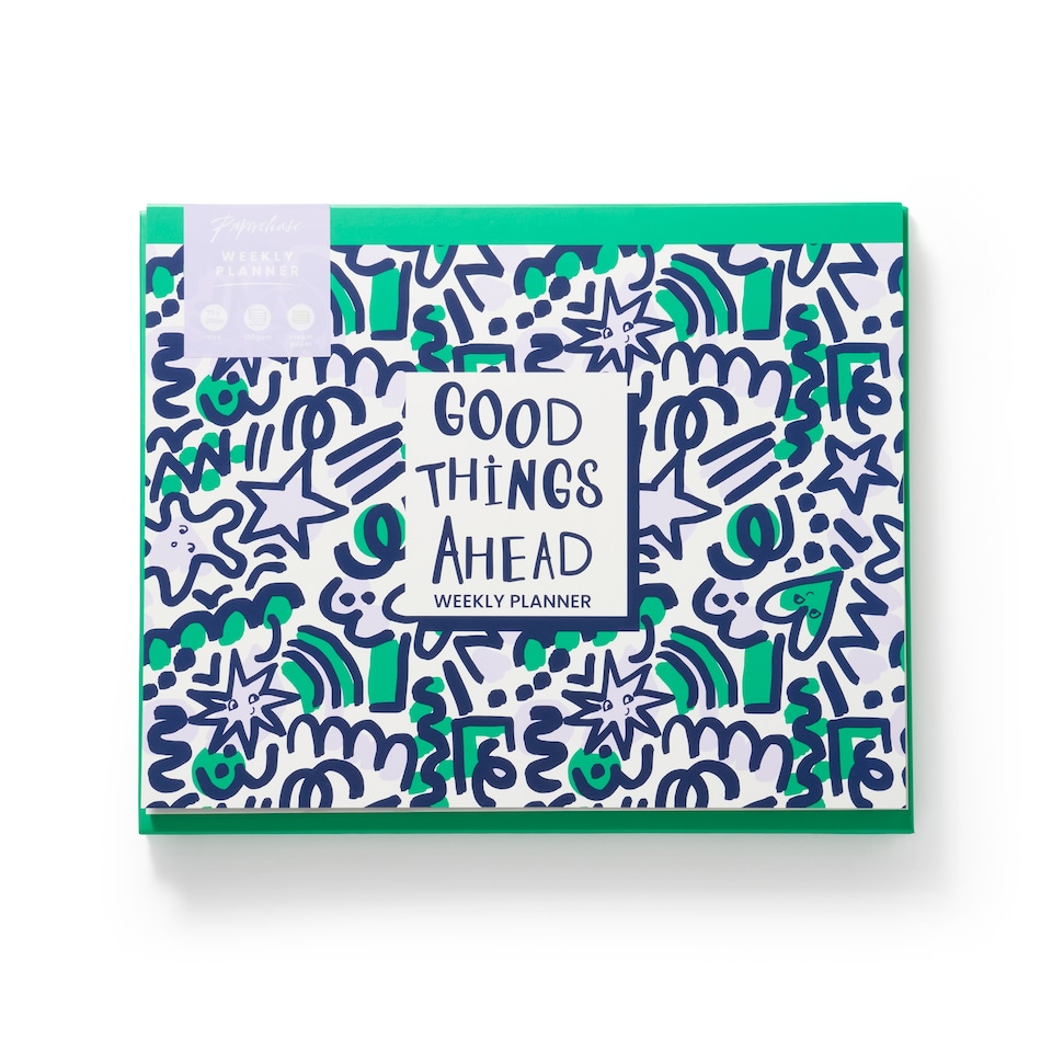 image 1 of Paperchase Artful Scribble Weekly Planner