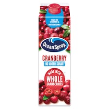 Ocean Spray No Added Sugar Cranberry Juice 1L