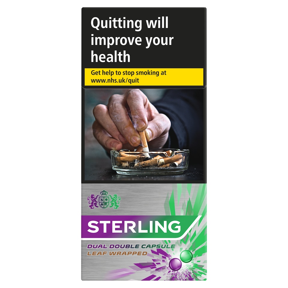 Sterling Dual Double Capsule Leaf Wrapped 10 Cigarillos