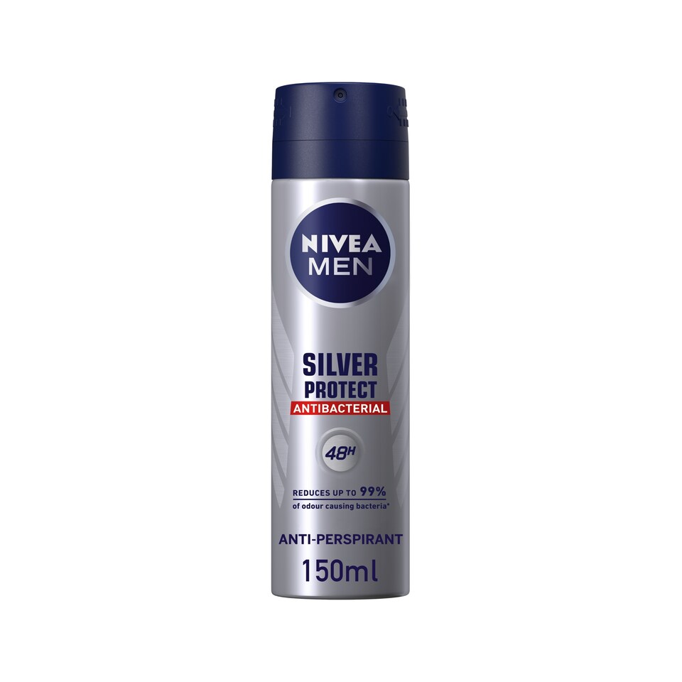 image 1 of Nivea Men Silver Protect Antiperspirant Deodorant 150Ml