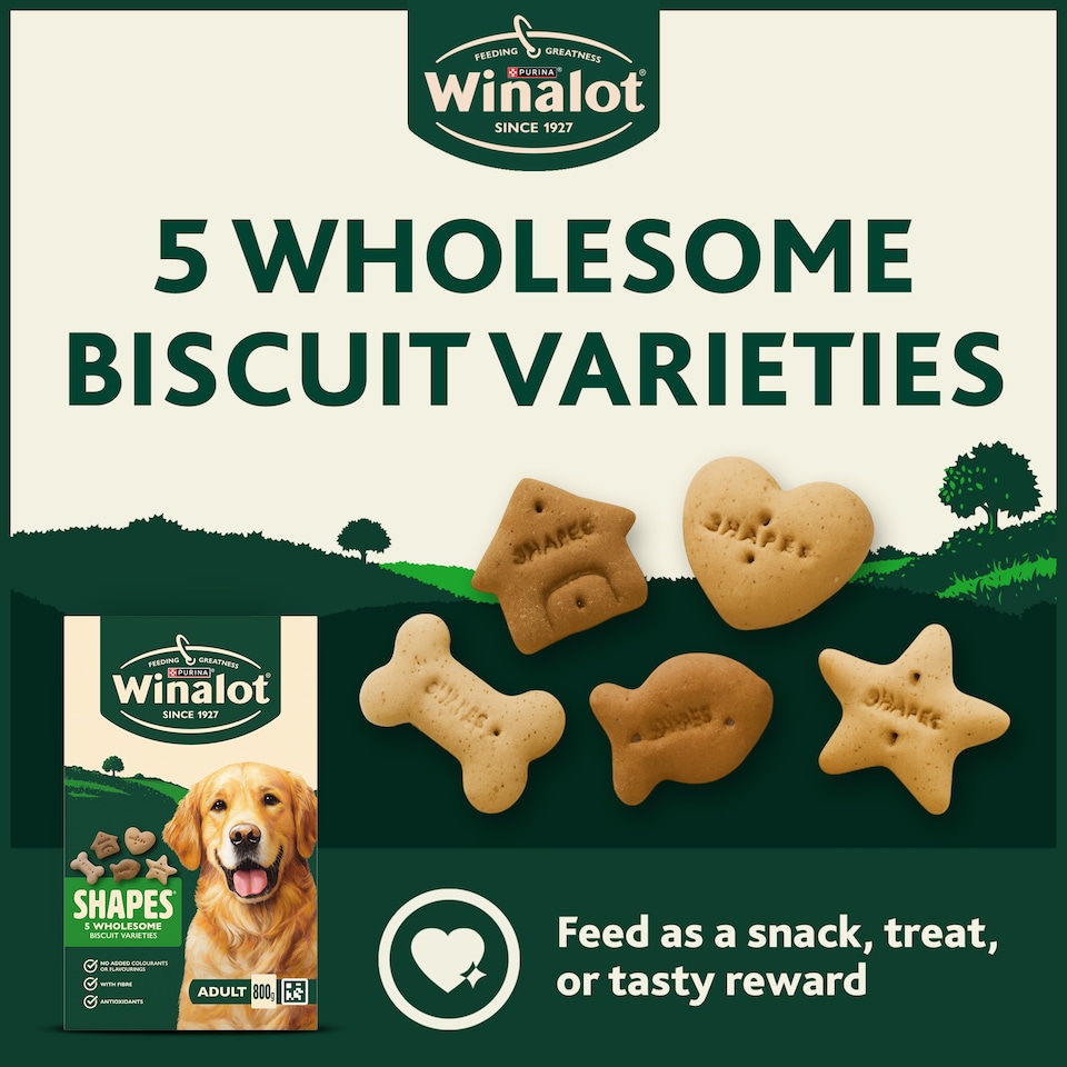 image 1 of WINALOT Shapes Dog Biscuits 800g