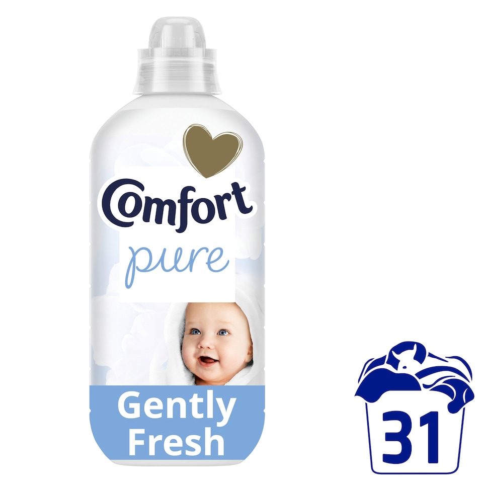 image 1 of Comfort Pure Gently Fresh Sensitive Fabric Conditioner 31 Washes 930ml
