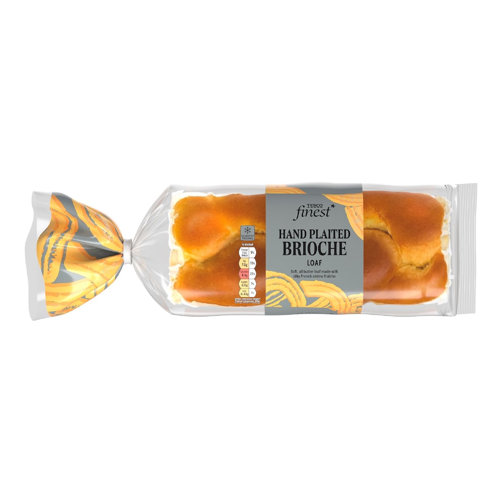 Tesco Finest Hand Plaited Brioche Loaf 400g
