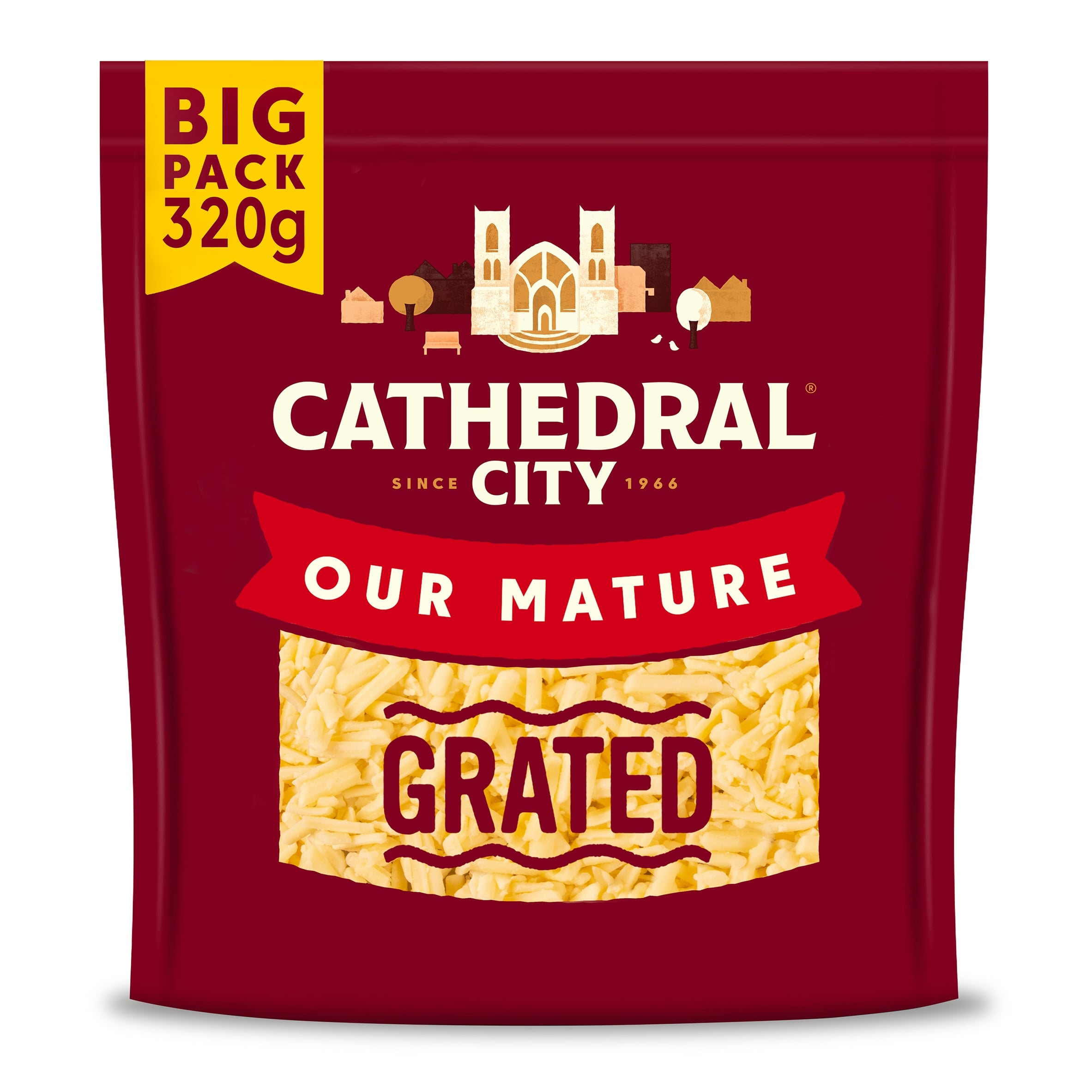 Cathedral City Grated Mature Cheddar Cheese 320g
