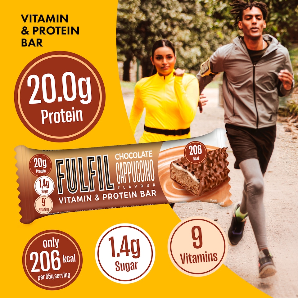 Fulfil Chocolate Cappuccino Vitamin & Protein Bar 55g