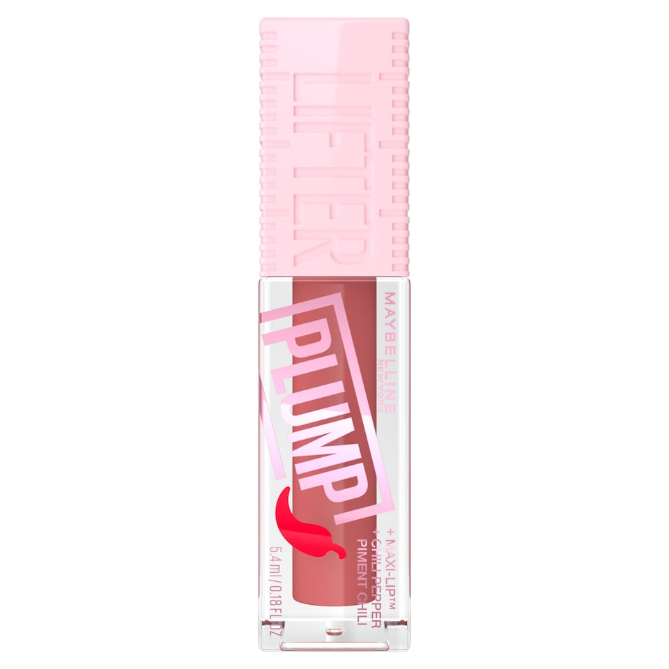 image 1 of Maybelline Lifter Plump Lip Gloss - Peach Fever 5.4ml