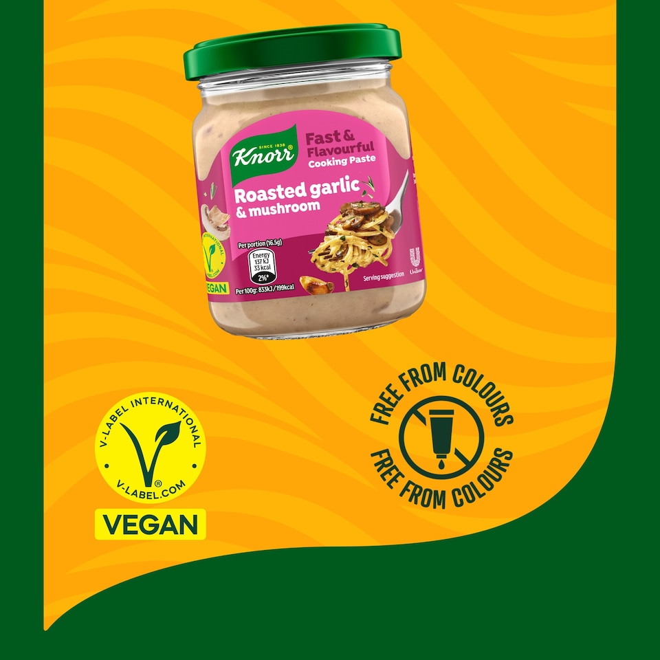 image 1 of Knorr Roasted Garlic & Mushroom Cooking Paste 165g