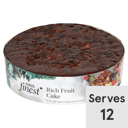 Tesco Finest Rich Fruit Cake 800G Tesco Groceries