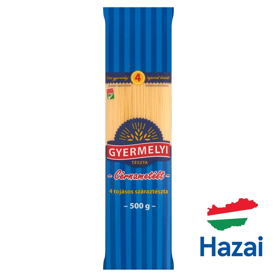 Gyermelyi Vermicelli Dry Pasta with 4 Eggs 500 g
