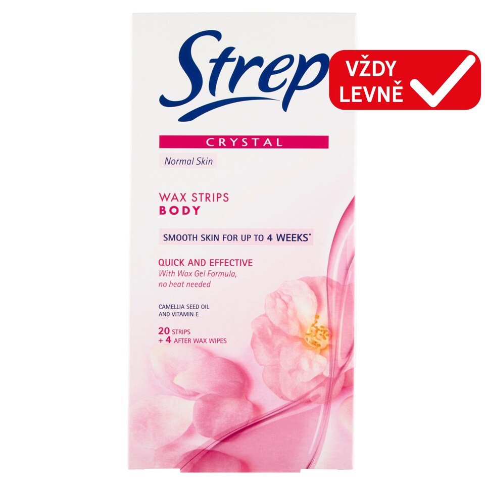 Obrázek 1 pro produkt Strep Crystal Voskové pásky na tělo 20 ks
