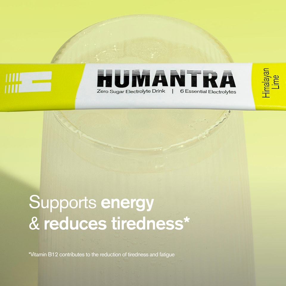 image 1 of Humantra Himalayan Lime Zero Sugar Electrolyte Drink 6 x 3.6g Sachets