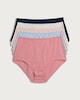 image 4 of F&F 5-Pack Cotton Rich Floral Print Full Brief Knickers in Multi