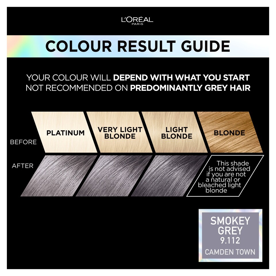 image 1 of L'Oreal Paris Preference Vivids 9.11 Smokey Grey Permanent Hair Dye