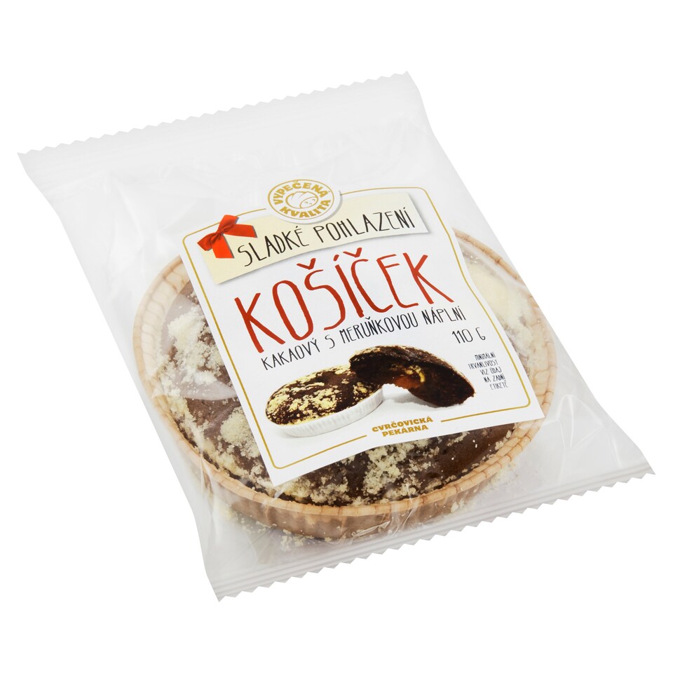 Cvrčovická pekárna Cocoa Muffin with Apricot Filling 110g