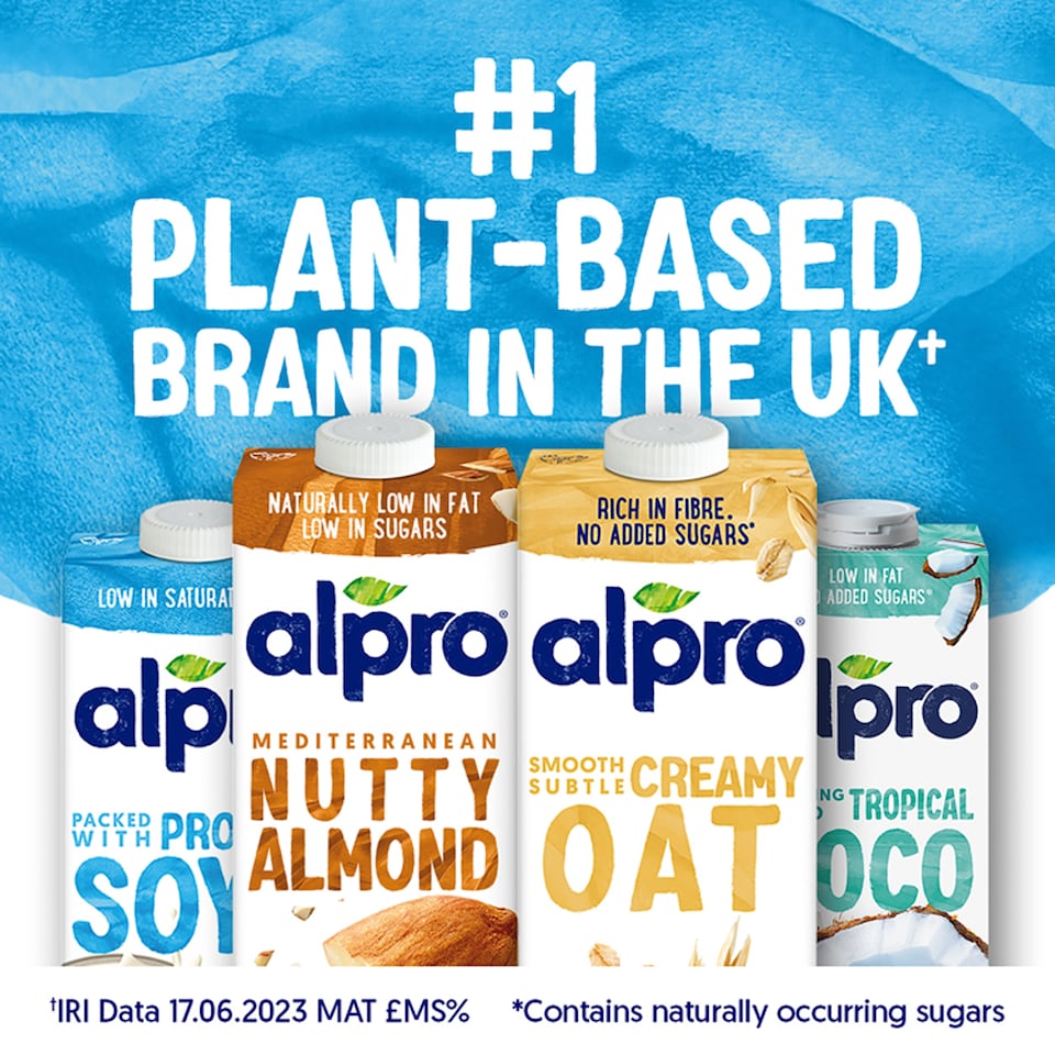 image 1 of Alpro Blueberry & Cherry Soya Dairy Free Yoghurt Alternative 4x125g