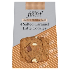 Tesco Finest Salted Caramel Latte Cookies 4 Pack