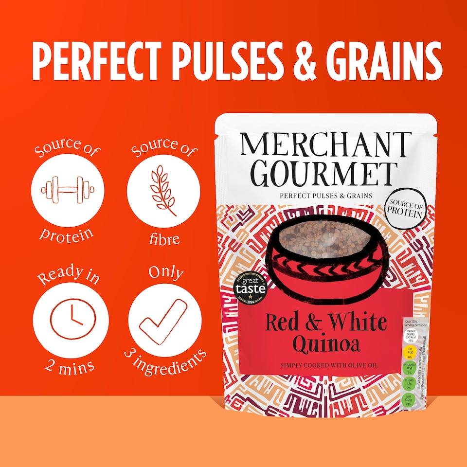 image 1 of Merchant Gourmet Red & White Quinoa 250G