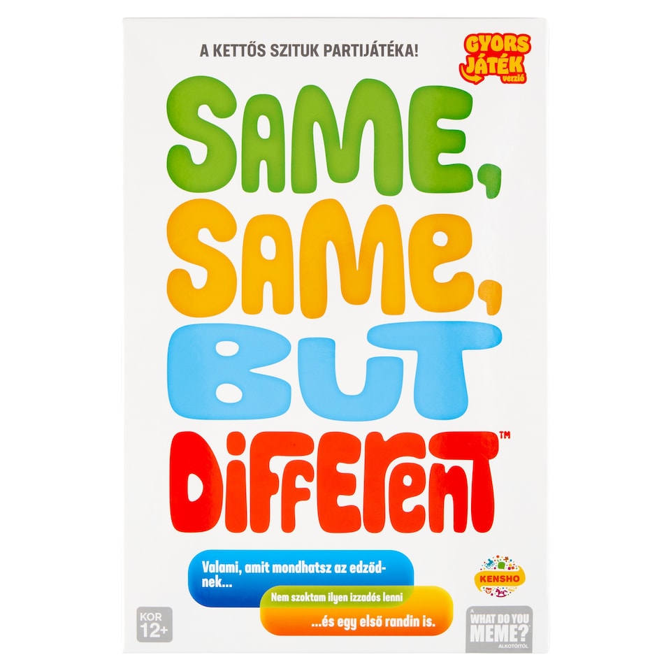 Same, Same, But Different A kettős szituk partijátéka!