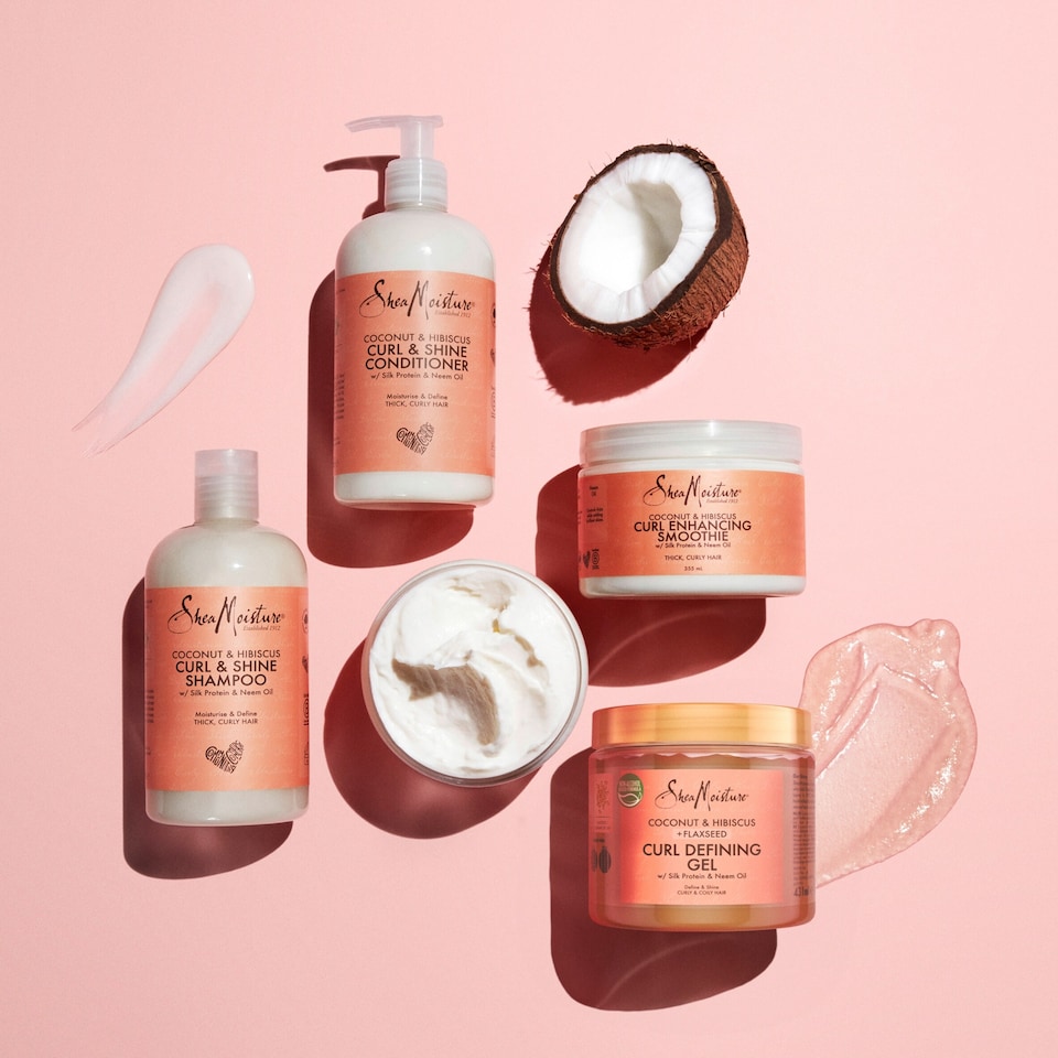 image 1 of Shea Moisture Coconut & Hibiscus Curl Enhancing Smoothie 326M