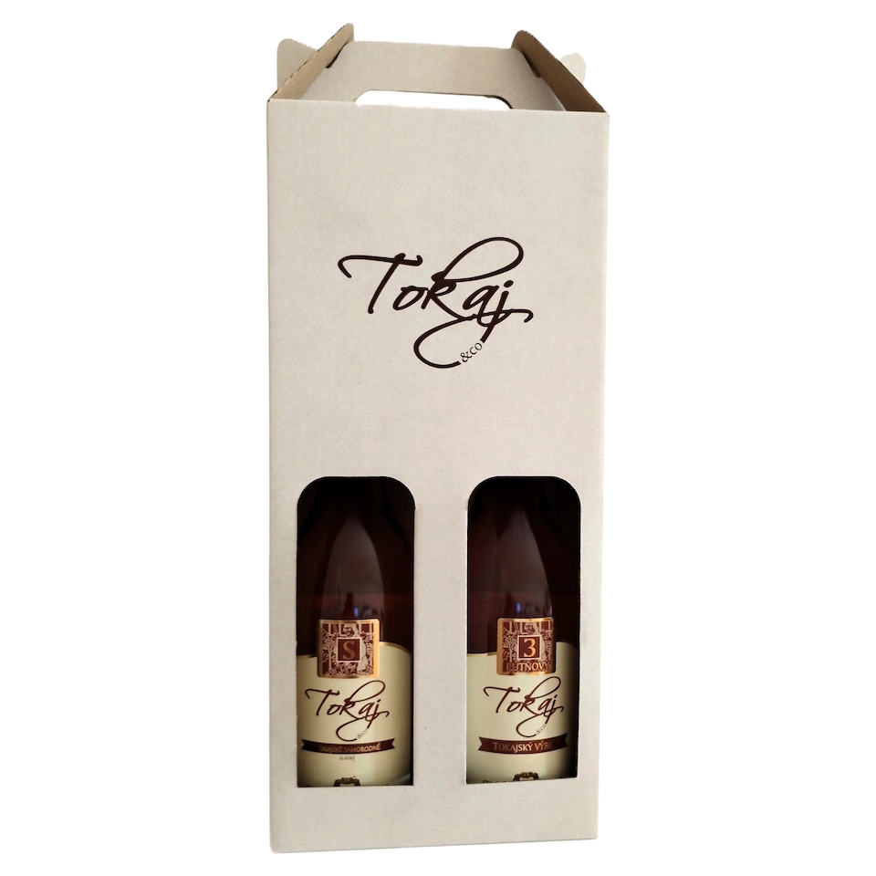 Tokaj & Co Tokajský výber 3 putňový + Tokajské samorodné sladké víno 2 x 0,5 l