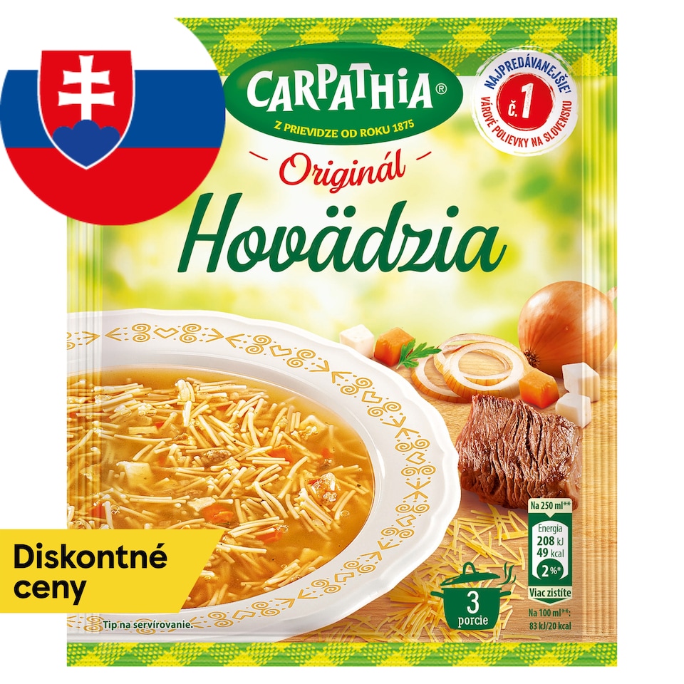 CARPATHIA Beef Soup Bag 44 g