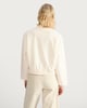 image 4 of The F&F Edit Ribbed Collar Buttoned Jacket in Cream