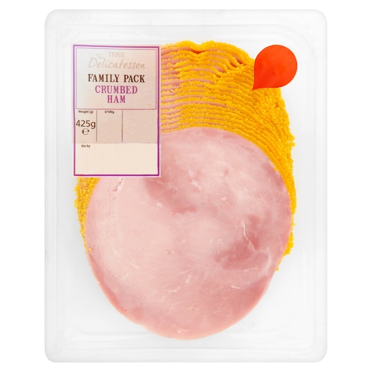 Family Pack Crumbed Ham 425G Tesco Groceries