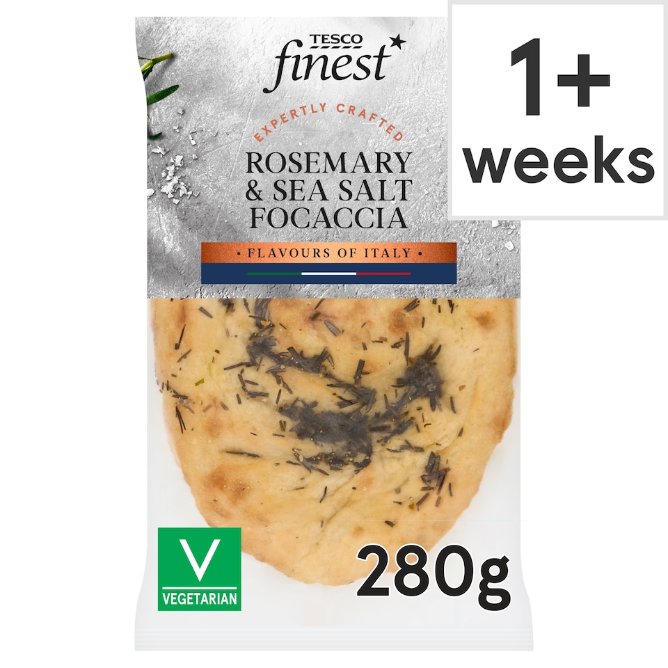 Tesco Finest Rosemary & Sea Salt Focaccia 280g