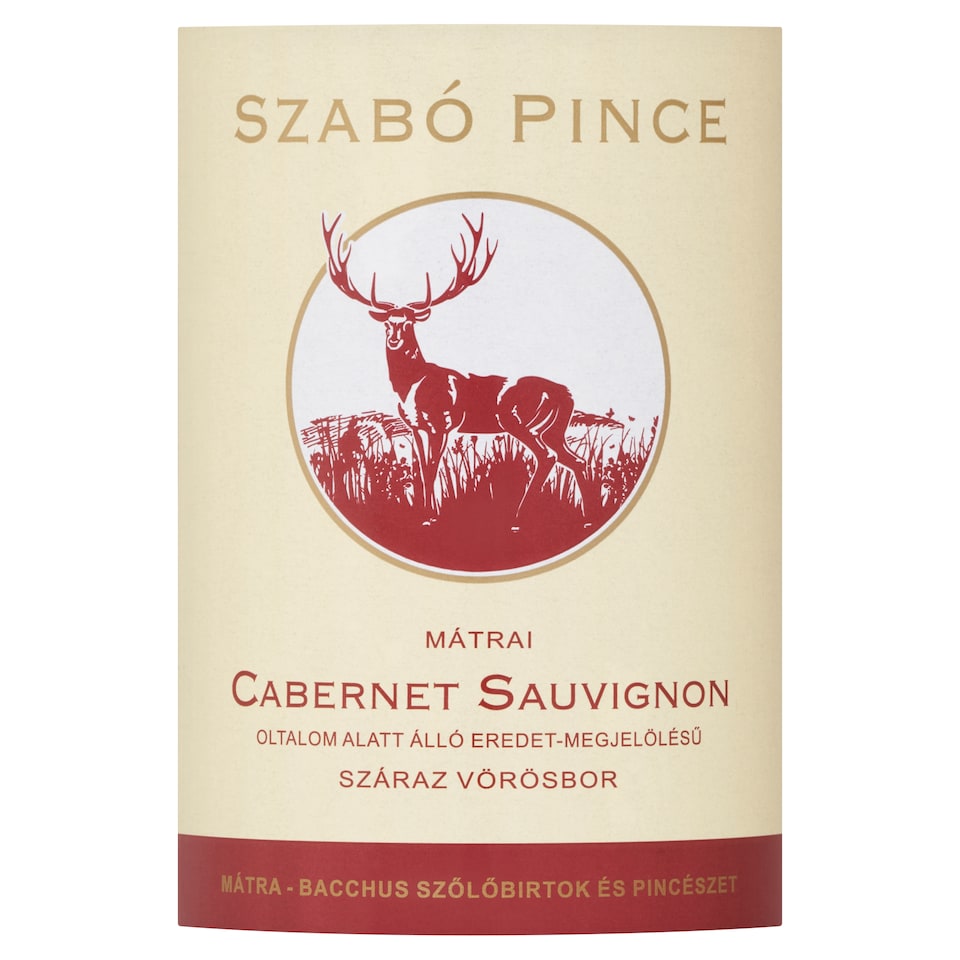 Szabó Pince Mátrai Cabernet Sauvignon száraz vörösbor 12% 750 ml  1. kép