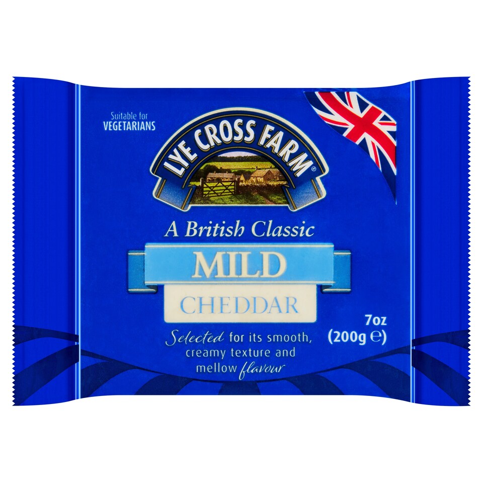 Lye Cross Farm English Mild White cheddar 200g