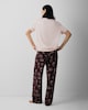 image 3 of F&F Pure Cotton Weekend Print Pyjama Set in Multi Purple