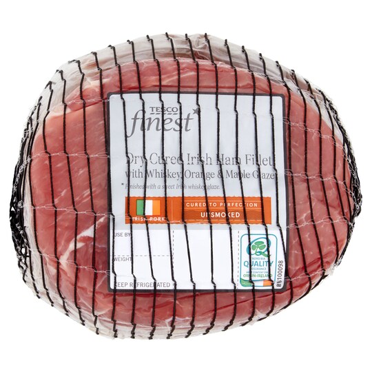 Tesco Finest Dry Cure Ham Fillet With Mp Glaze 2.1Kg Tesco Groceries