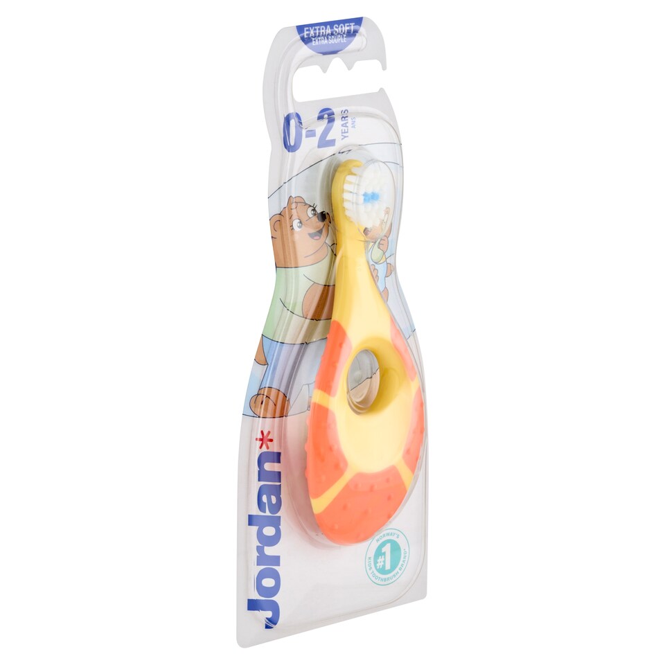 Jordan Extra Soft gyermek fogkefe 0-2 évesek számára  1. kép