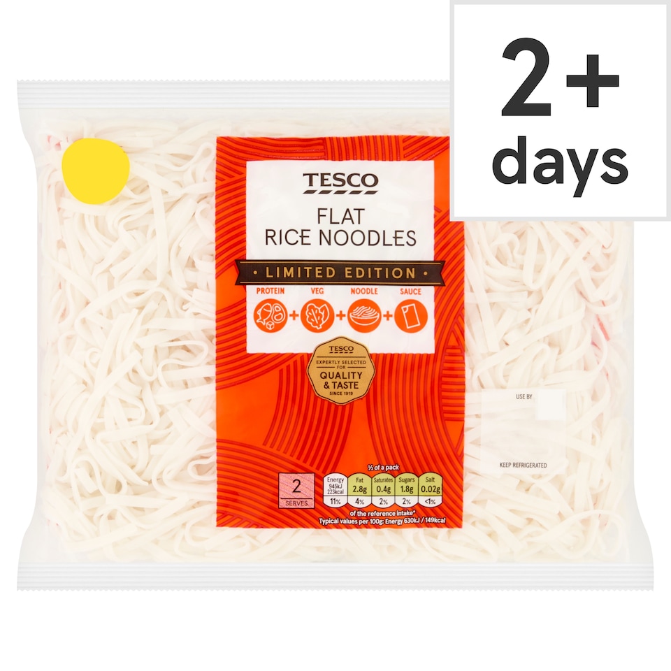 Tesco Flat Rice Noodles 300g