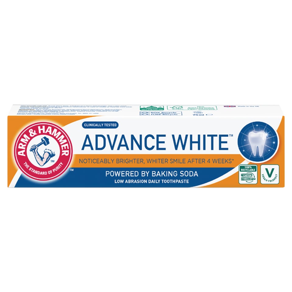 image 1 of Arm And Hammer Advanced White Toothpaste 75Ml