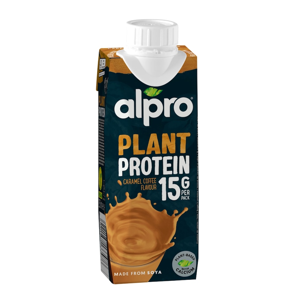 Obrázek 1 pro produkt ALPRO High Protein Sójový nápoj s příchutí karamelu a kávy 250ml